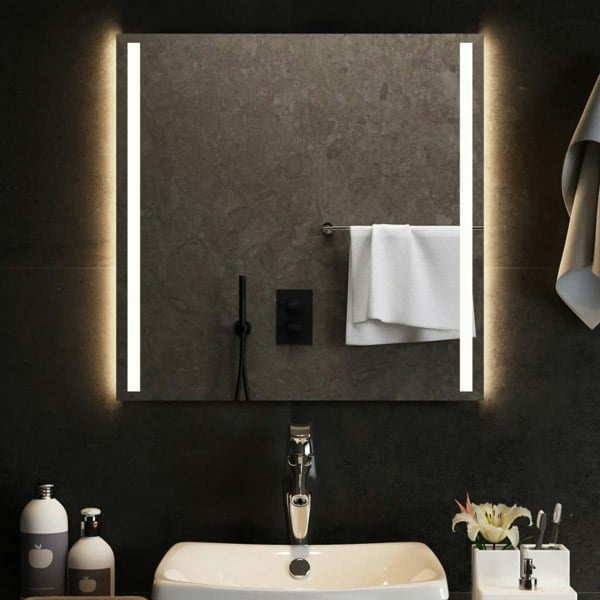 Berkfield LED Bathroom Mirror 60x60 cm