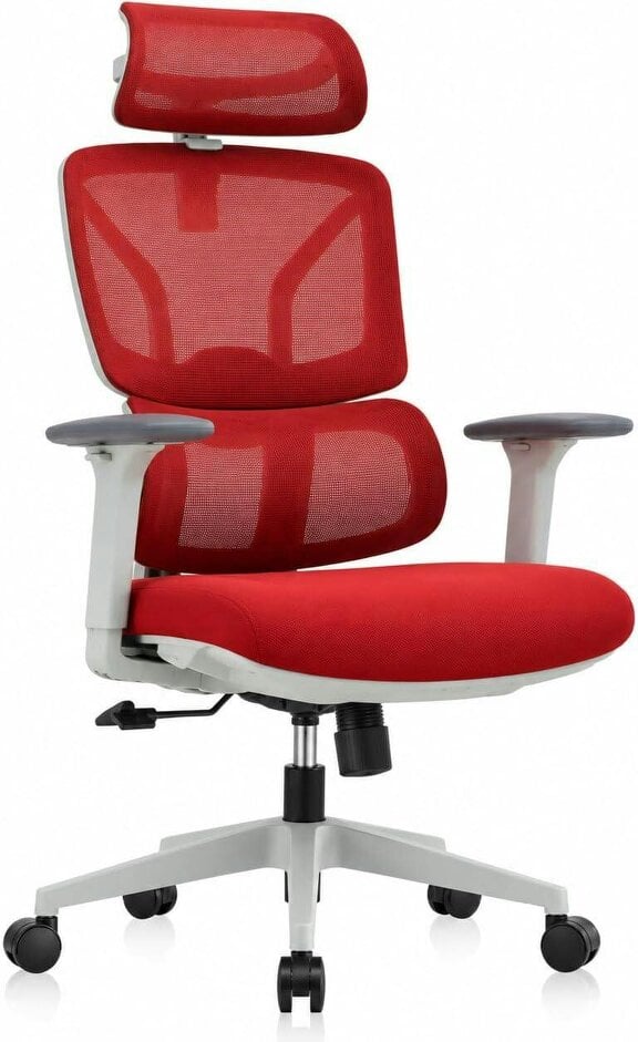 HOMEWEDO  Ergonomic Office Chair with 4D Headrest, Movable Lumbar Support