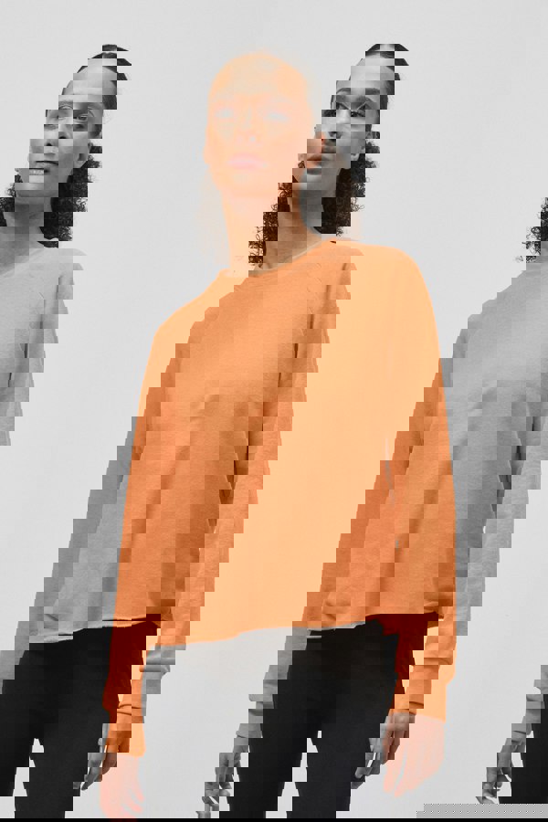 ENORSIA Raw Edge Sweatshirt