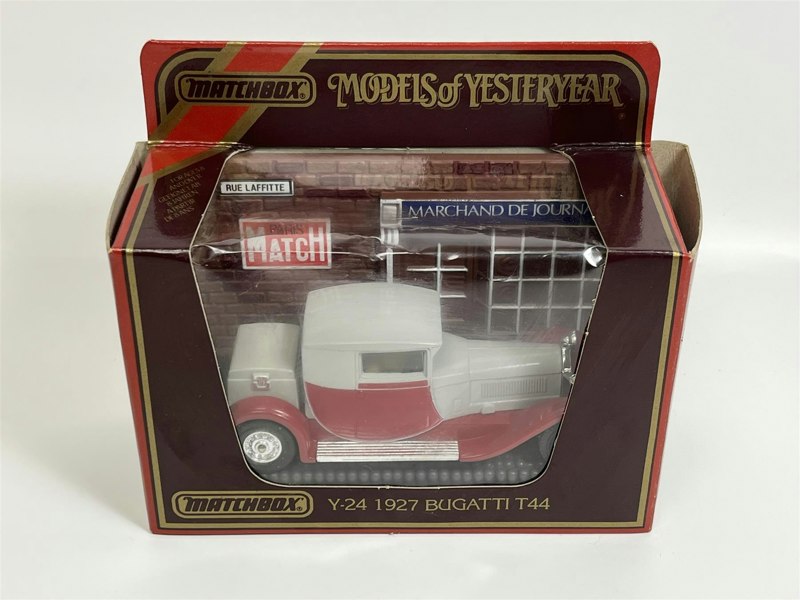 MCSlots Bugatti T44 1927 1:38 Scale Models of Yesteryear Matchbox Y24D S6