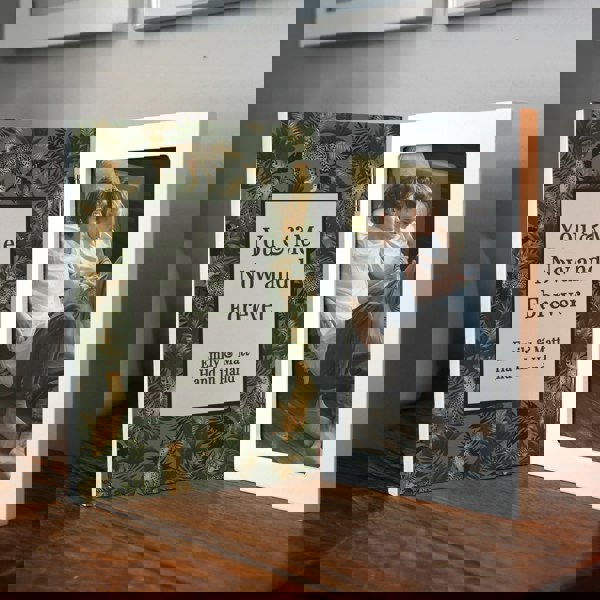 Personalised Memento Company Personalised Leopard Print Wooden Hinged 6x4 Photo Frame