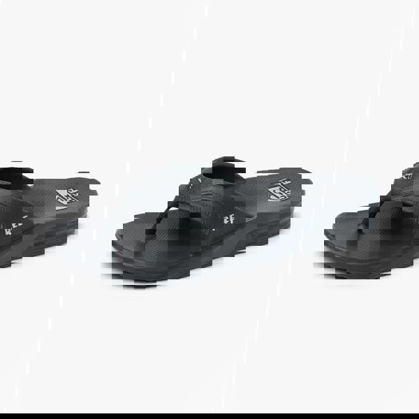 Reef FANNING H20 Mens Toe-Post Sandals Black/Silver