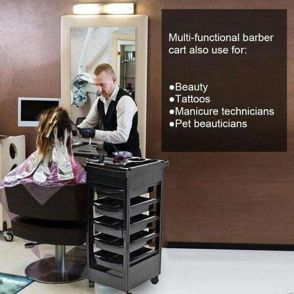 HYGRAD BUILT TO SURVIVE Multi purpose Storage trolley for Hairdressers Nail Salon Tattoo artist Spa UK