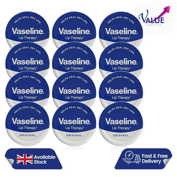 Vaseline Lip Therapy Original Moisturising Lip Balm 12 x 20g