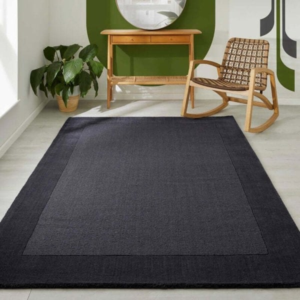 Colours Bordered Rug – Handmade Wool Rug