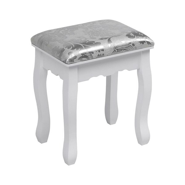 141.5cm H Lighted Makeup Vanity Desk with Mirror and Stool Dressing Tables Living and Home