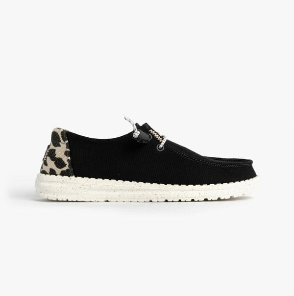 HEYDUDE WENDY Womens Shoes Black