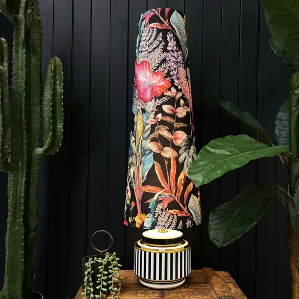 Love Frankie acid jungle velvet lampshade cone