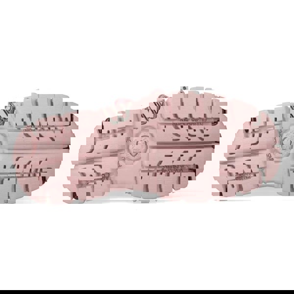 New Rock M-106-C158 Pink Platform Gothic Punk Ankle Boots