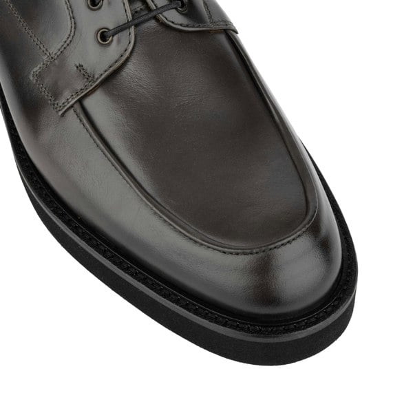 Embassy London Marlow - Dark Grey - Men's Leather Derby Shoe