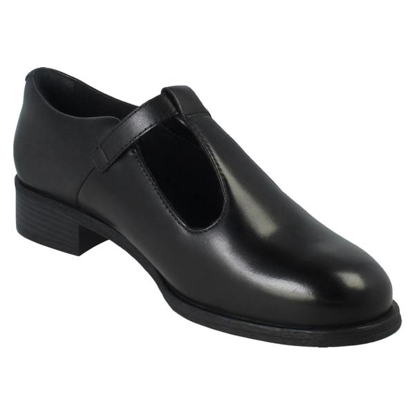 Clarks Ladies Clarks T-Bar Buckle Fastening Formal Shoes - Havisham Bar