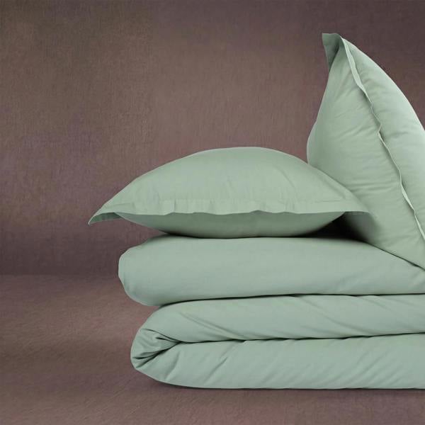 Martex Signature Washed Cotton Duvet Cover Set - Quiet Moss
