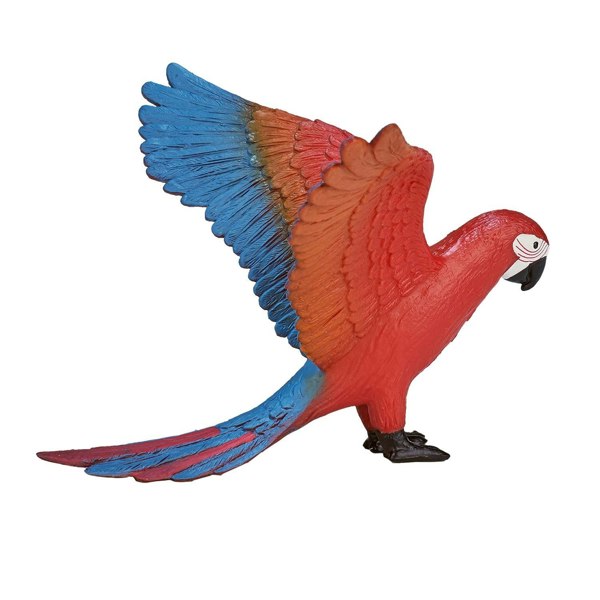 Mojo Fun Parrot Bird Toy Figure 9.5 cm Length Approx - 387263