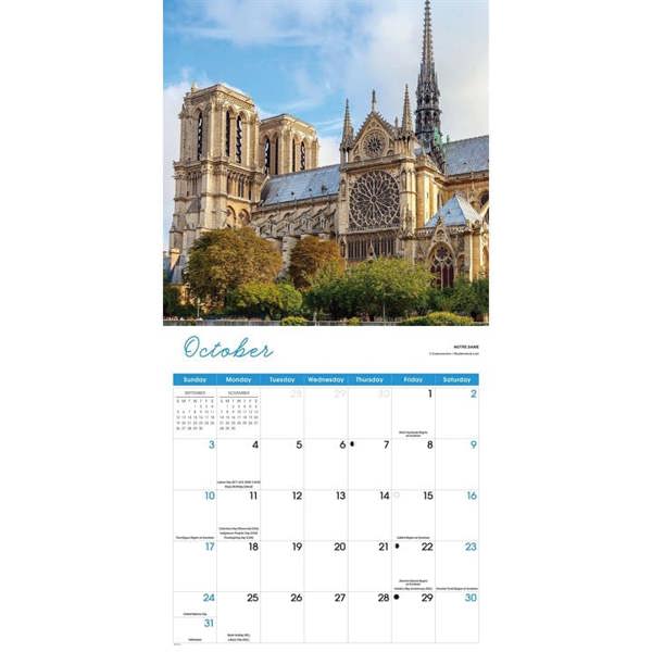 Paris Calendar 2027, Wall Calendars, Month To View, Travel, Gift