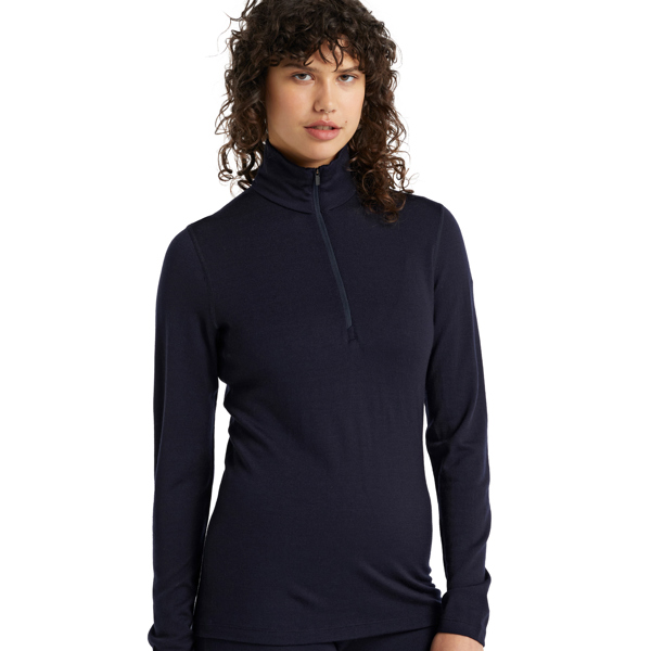 Icebreaker Women's Merino 200 Oasis Half Zip Long Sleeve Base Layer {IC-104380}
