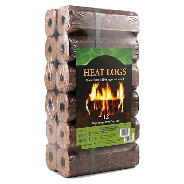 Shimada High Energy Heat Logs Easy to Light Next Gen Wood Fuel Briquettes