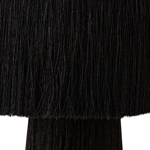 Furniture Edit Atolla Black Tassel Table Lamp