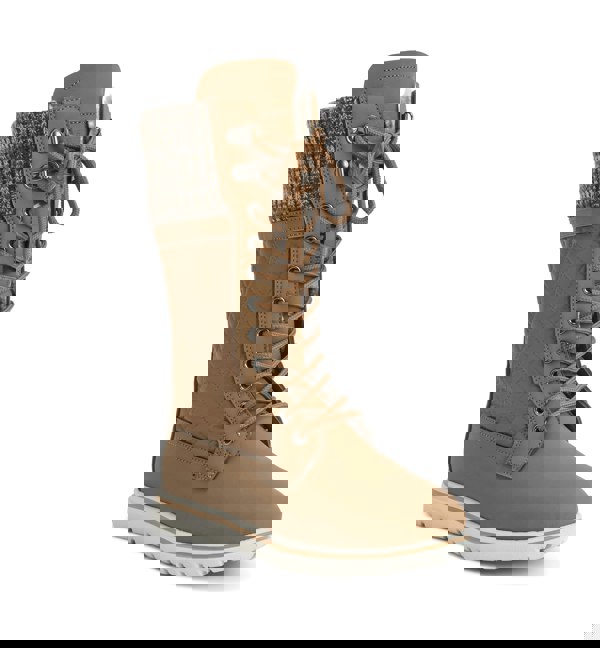 VIVA Polar Boot Women's Fleece Lined Snow Winter Hiking Durable Ankle Boots