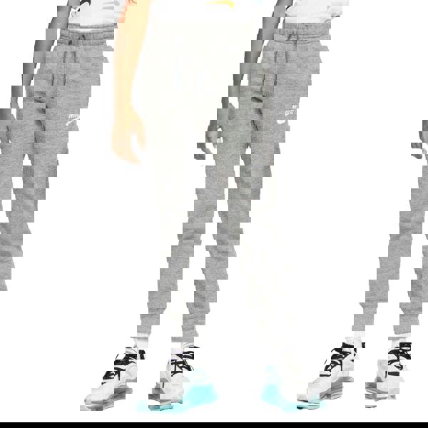 Nike Childrens/Kids Fleece Club Elasticated Cuff Jogging Bottoms - Grey - 