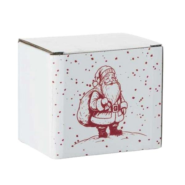 MidOcean Festimug Ceramic 300ml Mug - White/Red - 