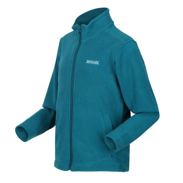 Regatta Great Outdoors Childrens/Kids King II Lightweight Full Zip Fleece Jacket - Gulfstream