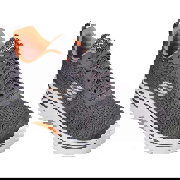 Skechers Go Walk Arch Fit 2.0 Idyllic Men's Trainers in Charcoal/Orange