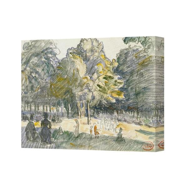 Benjamin Tate Design Canvas Art Print Impressionist Park Scene Landscape 5359