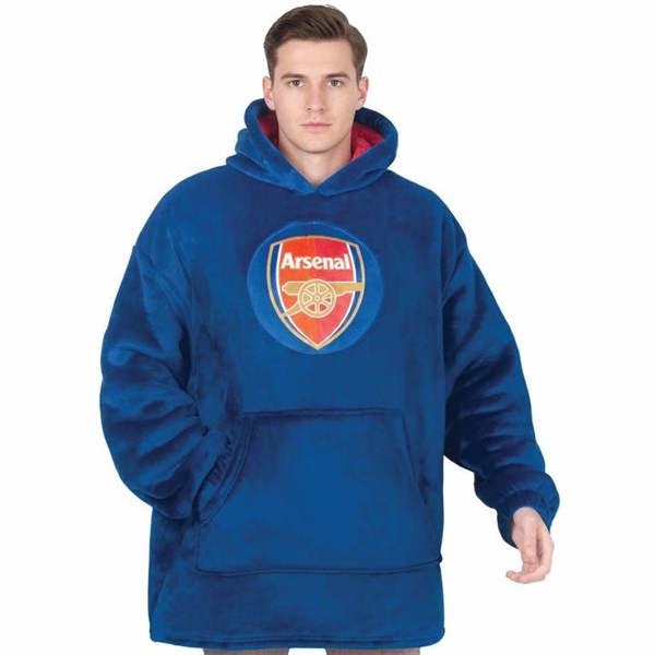 Arsenal FC Adult Oversized Hoodie S - L, Clothing, Sports, Gift