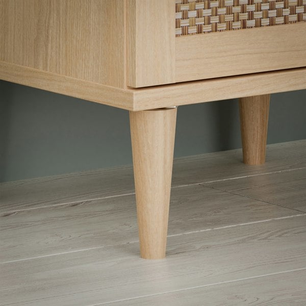 Furniture To Go Calasetta 1 Door TV Unit in Rattan