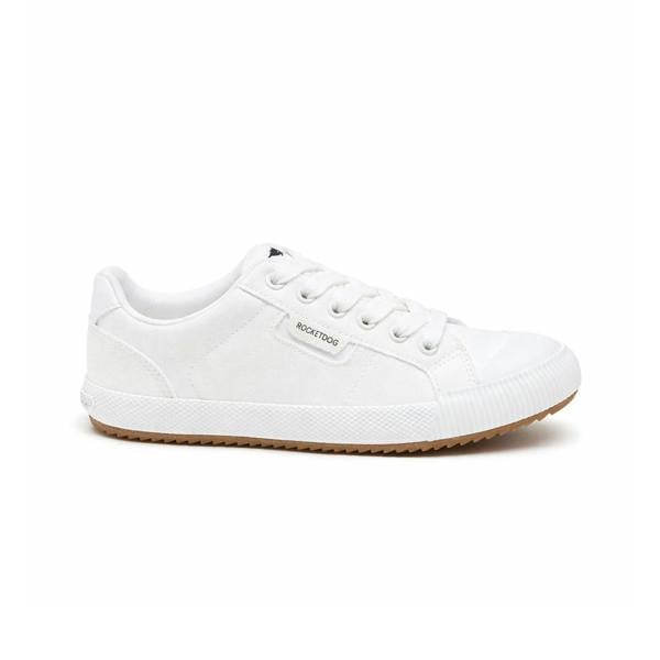 Rocket Dog CHEERY LOW Canvas Trainers Canvas Trainers   in  White