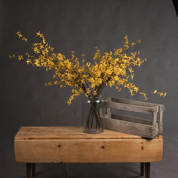 Hill Interiors Artificial Winter Jasmine - Vibrant Yellow - 