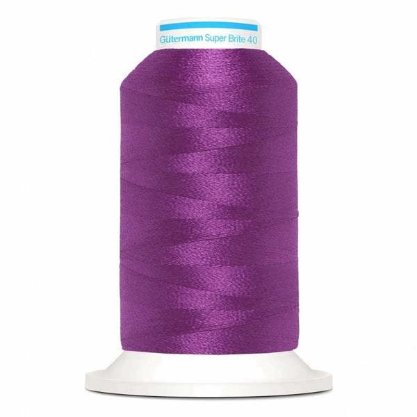 Gutermann Super Brite Polyester 40 Embroidery Thread 1000m Polyester Thread Suitable For Embroidery