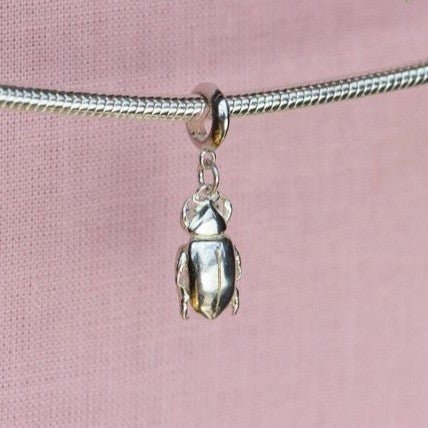 Beetle Silver Charm - MYLEE London