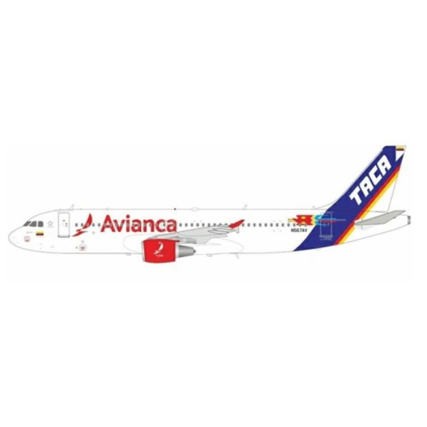 MCSlots Taca Retro Avianca Airbus A320-214 N567AV El Aviador Models 1:200 Inflight200 IFEAV567