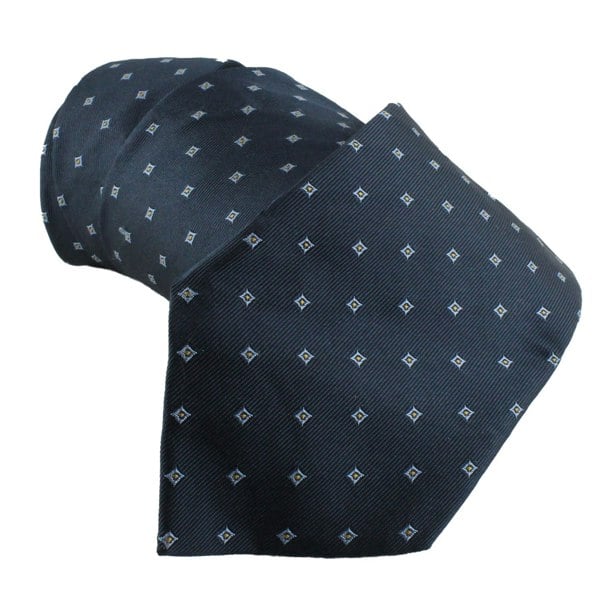 Dunhill luxurious mulberry silk tie in a woven neats pattern