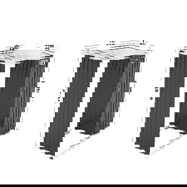 Garden Storage Shed Metal Storage Box with Log Rack Garden Storages & Greenhouses Living and Home 