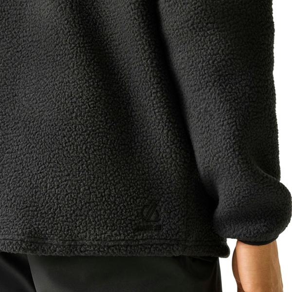 Dare 2B Mens Twin Tip Snap Fleece Top - Black - 
