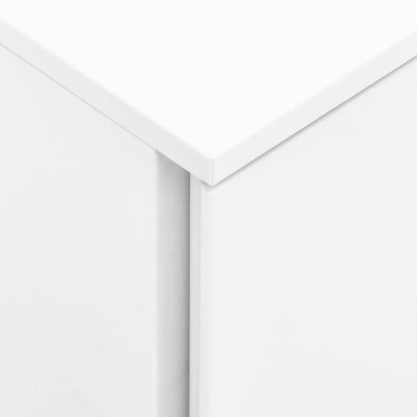 Berkfield Mobile File Cabinet White 39x45x60 cm Steel