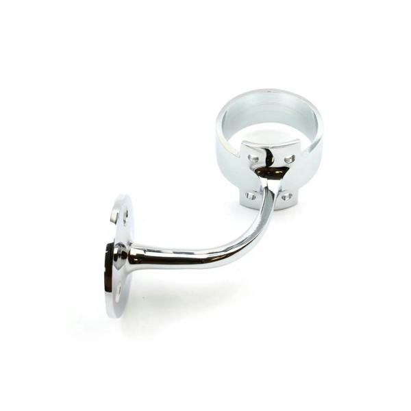 Chrome Handrail Bracket Mop Stick Design with Arm 44mm