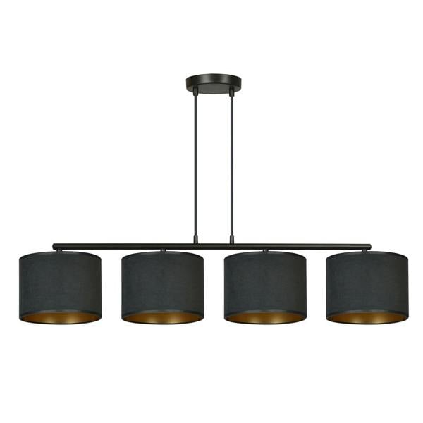 Emibig HILDE Pendant lamp 4 x E27 Black with Black Shade