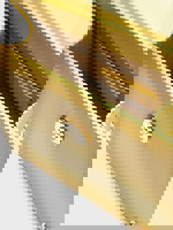 Jacquemus Le Chiquito Noeud Bag in Yellow Leather