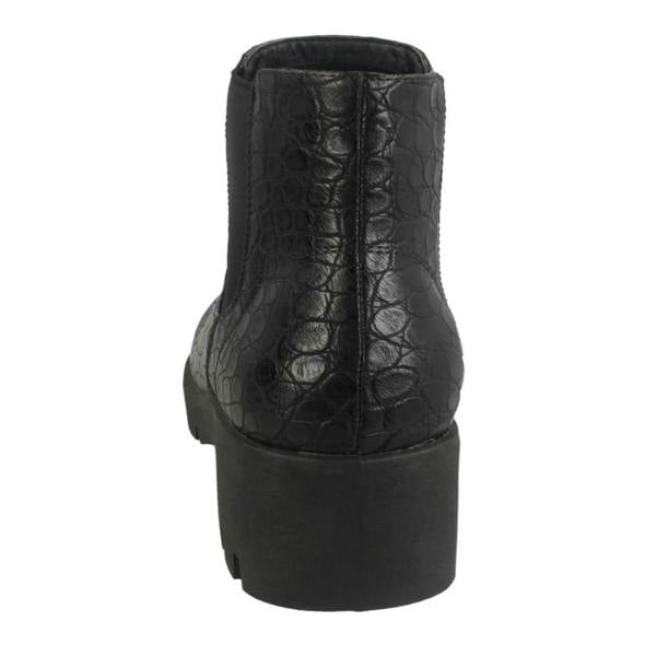 Spot On Ladies Spot On Chunky Ankle Boots F50986