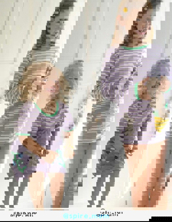 Organic Spring Applique Dress - Toby Tiger UK Retail