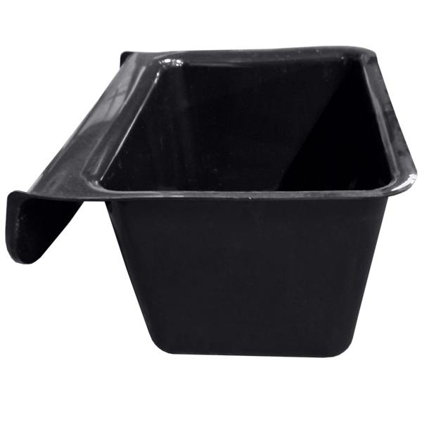 Ketoplastics A1 Manger Mountable Hook Over Horse Feeder Livestock Feed Bucket Trough - 15 Litre Black