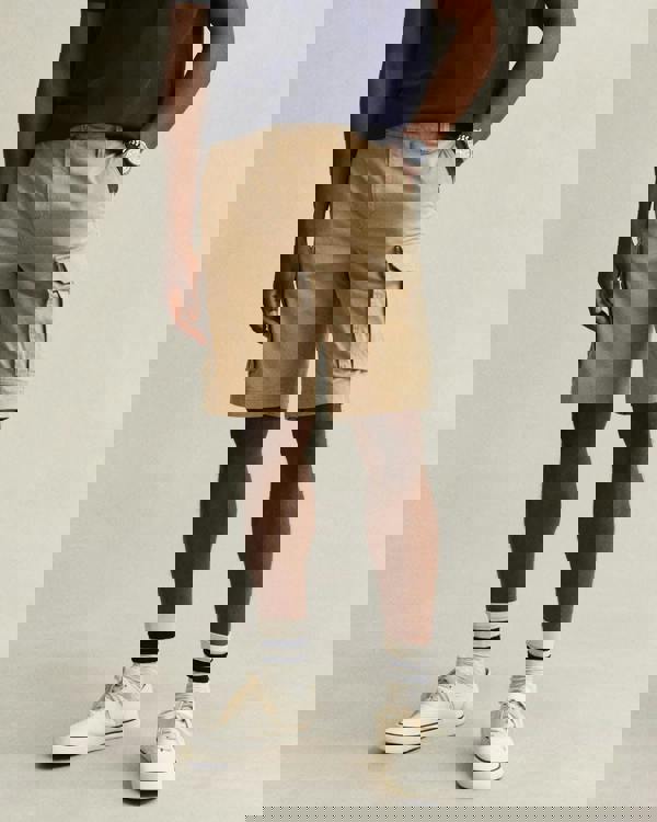 GANT Mens Regular Fit Classic Cargo Shorts - 248 Dark Khaki