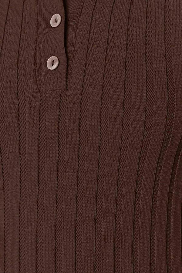 WOVCOR Basic Polo Collar T-Shirt Look Thin Blouse