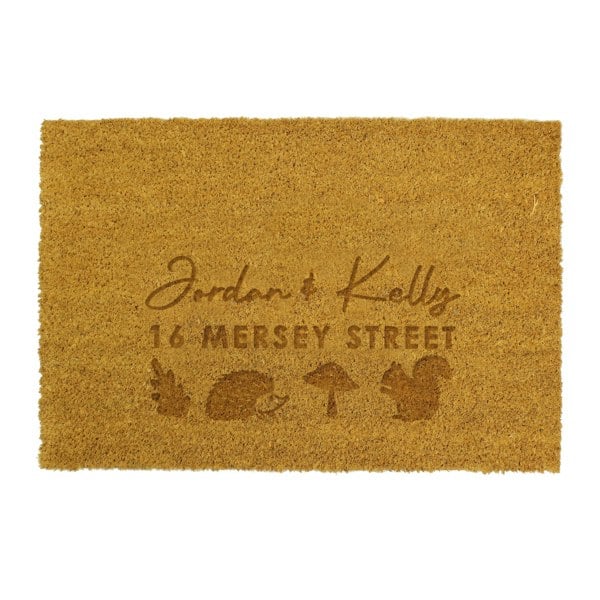 Personalised Memento Company Personalised Pumpkin Rectangle Doormat