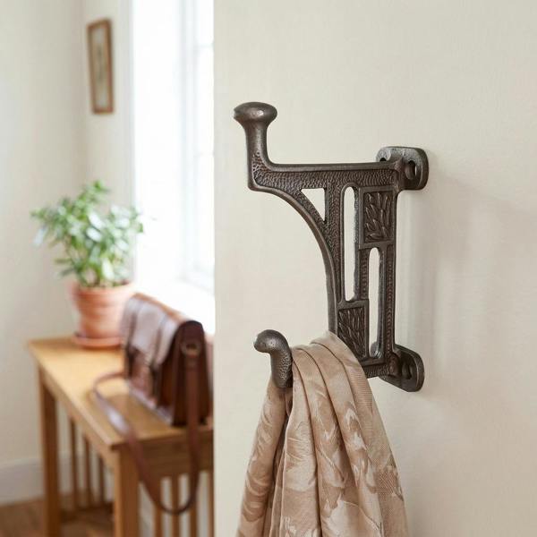 Oakcrafts Antique Cast Iron Mackintosh Hat & Coat Hook - 125mm