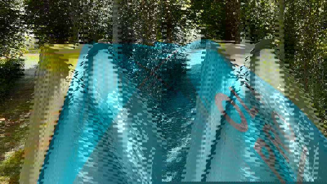An image of the fibreglass poles included with the Beach Tent from OLPRO.