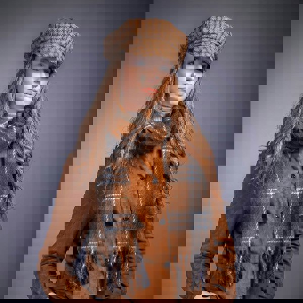 Heritage Traditions Women's Heritage Check Newsboy Cap